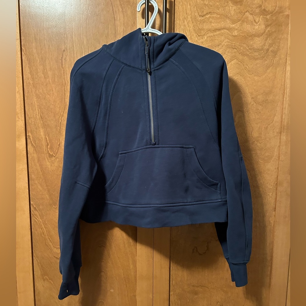 Scuba Oversized Half-Zip Hoodie